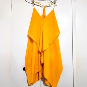 Mustard yellow "Revamped" summer dress